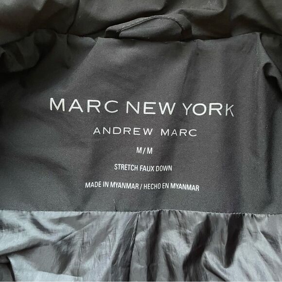 Marc New York Black Quilted Puffer Jacket - Size: Medium - Picture 4 of 11